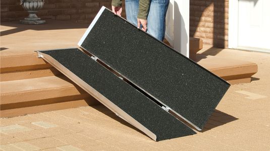 Folds in Half for Easy Portability