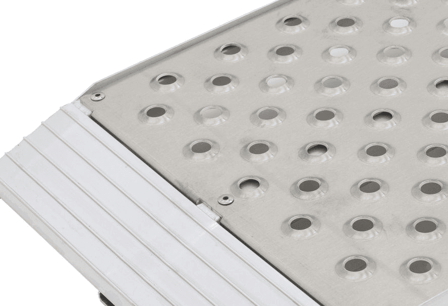 All-Weather Punch Plate Traction Surface