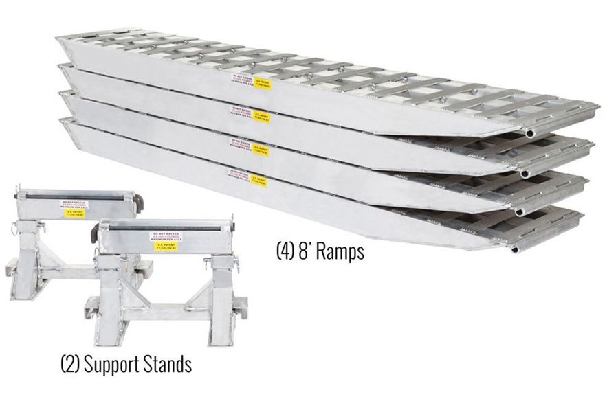 loading ramps and support stands