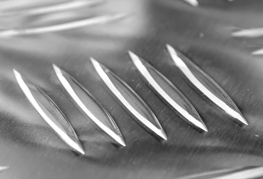 Lightweight aluminum handles easily and won’t corrode