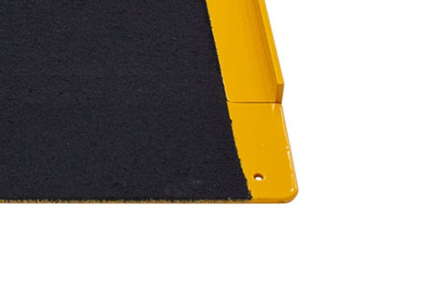 Pre-Drilled Holes Allow Ramp to Be Permanently Secured