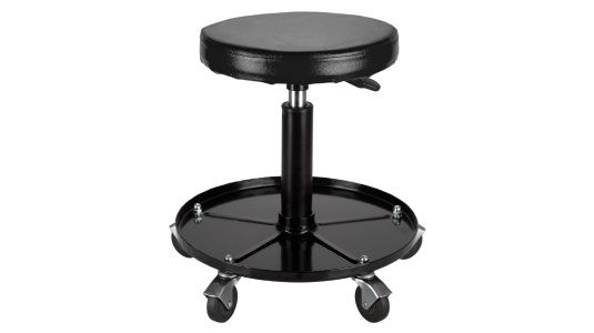 Rolling Shop Seat with Built-in Tool Tray