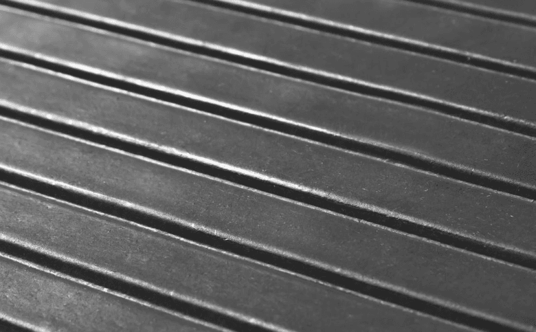 Beveled, Grooved Surface Provides Superior Outdoor Traction