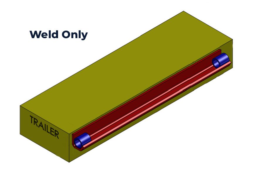 weld or bolt diagram for aluminum skid seats