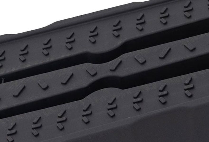 Pass-Through Surface with Molded Traction