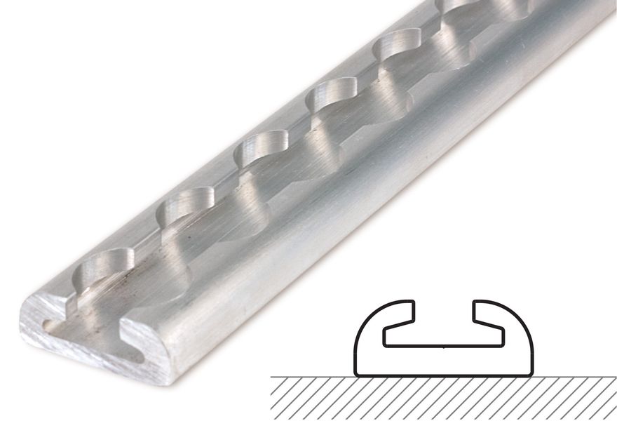 Series 1: Surface-Mounted Track with Contoured Edge