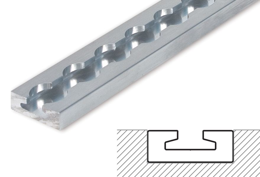 Series 2: Recess-Mounted Track with Flush Edge