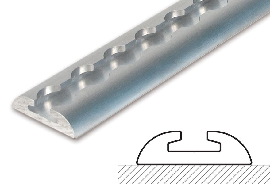 Series 3: Surface-Mounted Track with Wide Contoured Edge