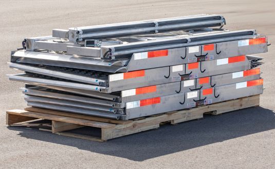 Modular design fits on single pallet