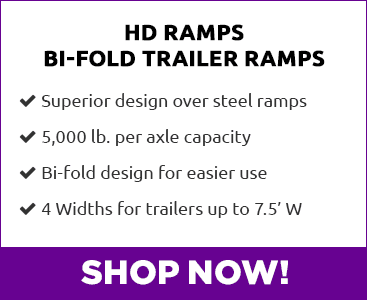 NEW! Bi-Fold Aluminum Trailer Ramps - Shop Now!