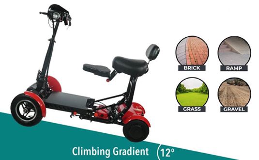 Suitable for multiple outdoor terrain types