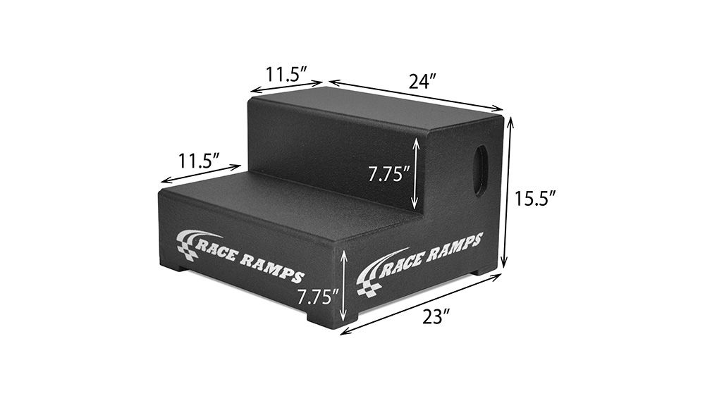 Two Step Ramp 24X23 Trailer Steps - Stable and Lightweight | Discount Ramps