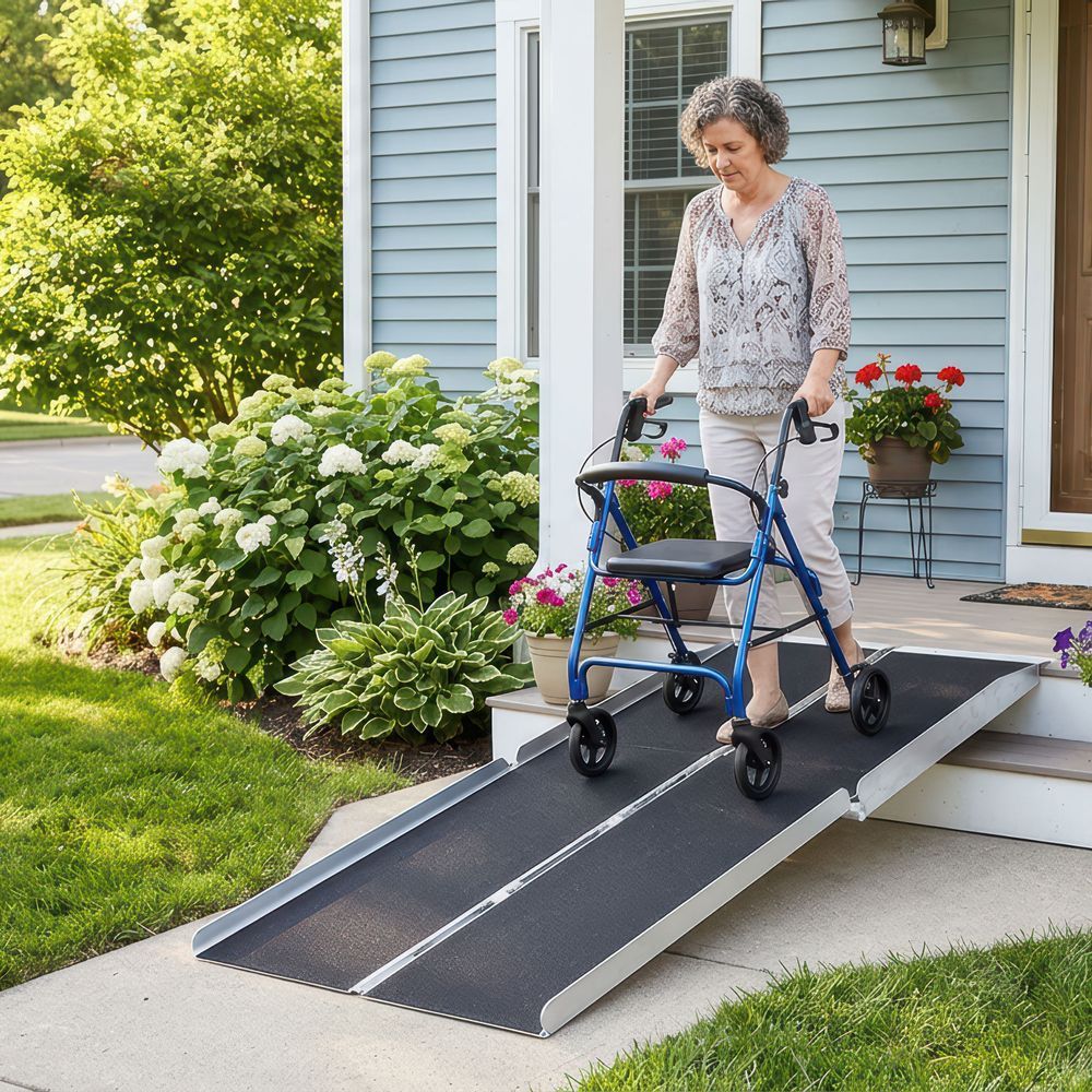 Silver Spring Portable Aluminum Wheelchair Ramp