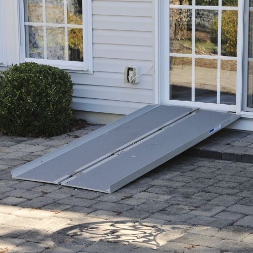 4' Silver Spring Single-Fold Grit-Coat Ramp