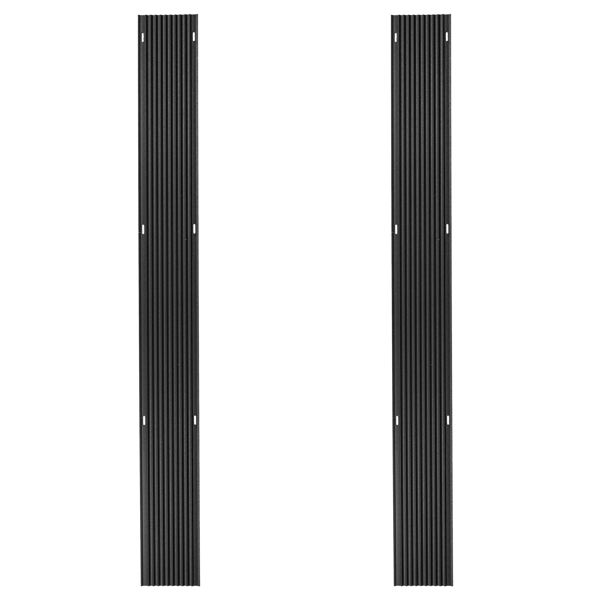 5' L Black Ice Snowmobile Ski Guides - 2 pack