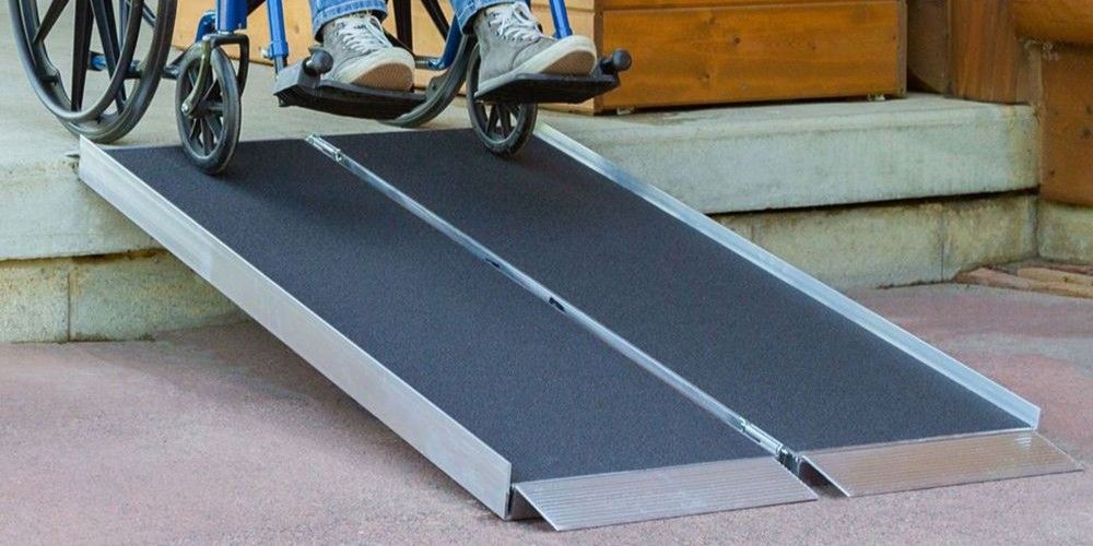 Safety curbs prevent wheels or tires from running off.