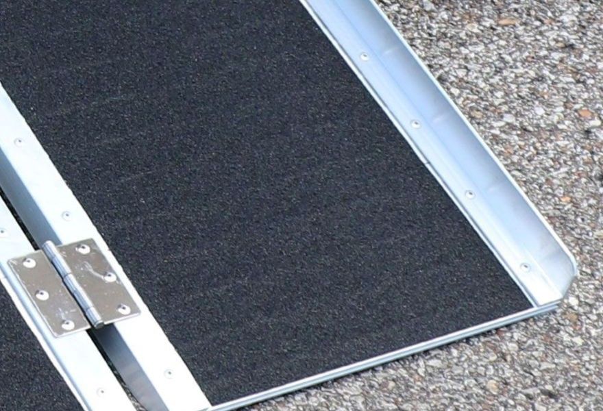 wheelchair ramp traction surface