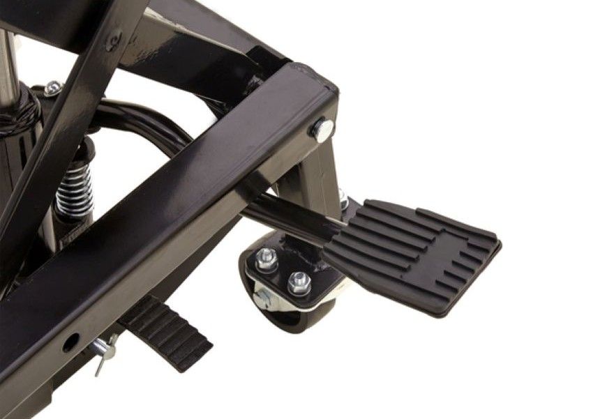 Hydraulic dirt bike lift