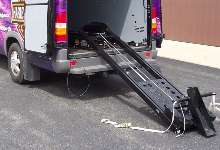 Rampage system shown in sprinter van