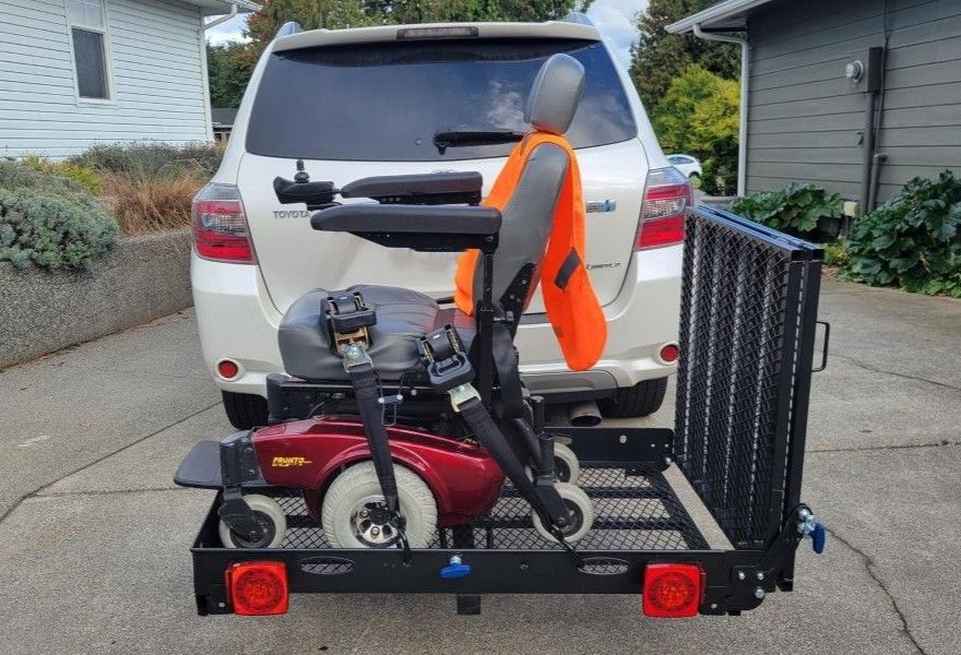 Complete scooter transport kit with carrier and accessories