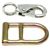 Bull Nose Snap Hook, Double Bar D-Ring