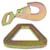 D-Ring, Twisted Snap Hook