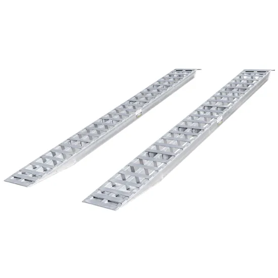 Aluminum Plate End Car Trailer Ramps - 144