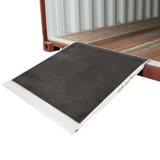 CL-05-45-048-06-Grit 48 L x 45 W Guardian Aluminum Grit Shipping Container Ramp - 5000 lb Capacity