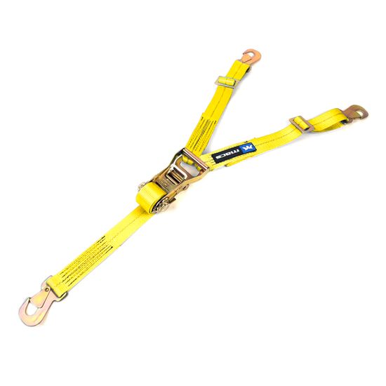124934 35 to 40 Y-Strap with Flat Snap Hook - Yellow