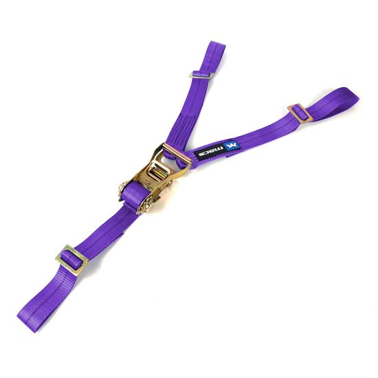 126932 35 to 40 Y-Strap with Adjustable Loop - Purple