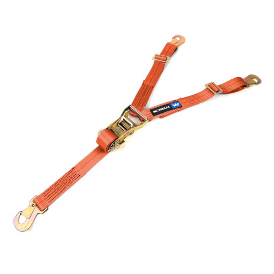 128934 35 to 40 Y-Strap with Flat Snap Hook - Orange