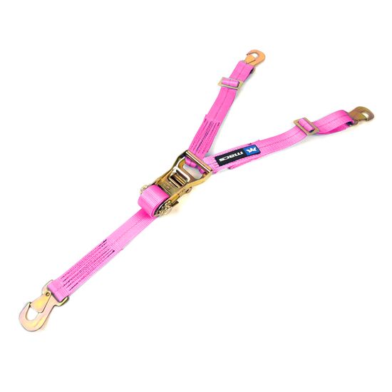 129934 35 to 40 Y-Strap with Flat Snap Hook - Pink
