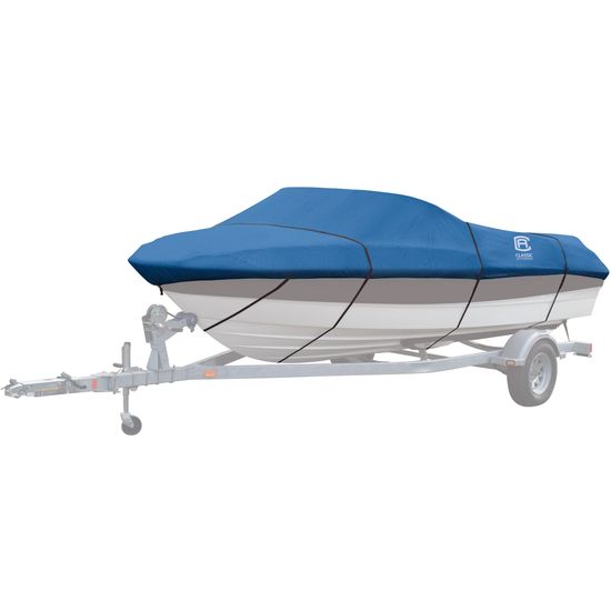 CL-20-146-090501-00 Classic Accessories Stellex Boat Cover - Fits 14 to 16 foot long boats with beam widths up to 90 inches