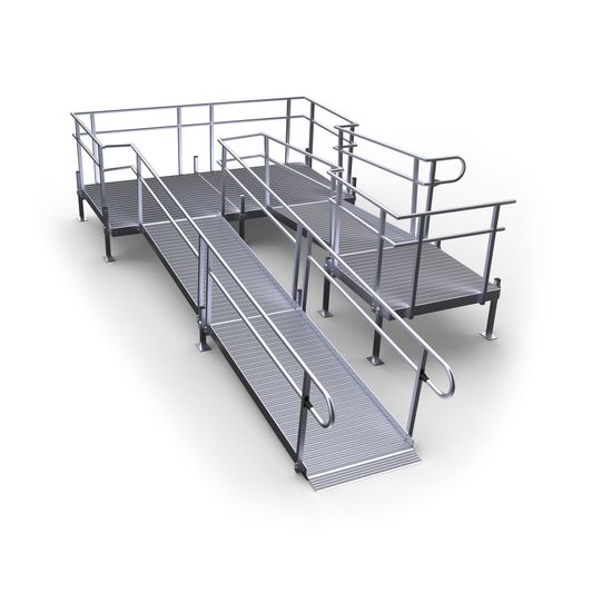 Ss Ramp Platform 20' Best Wheelchair Ramps & Handicap Ramps | Discount Ramps