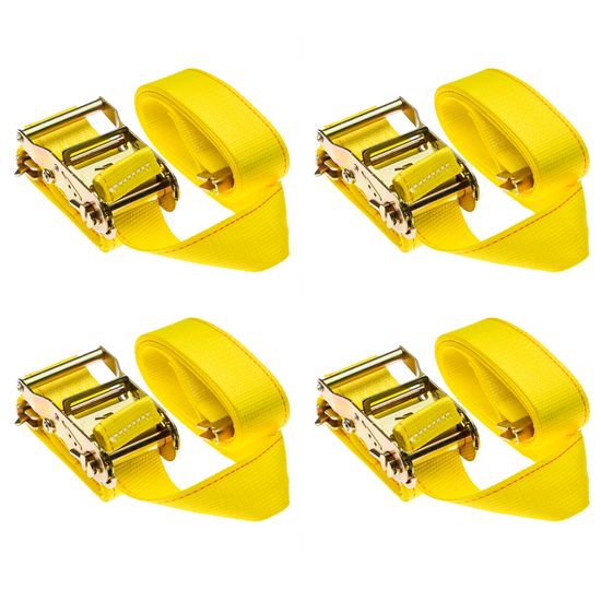2in-Rat-Etrack-4 2 x 12 E-Track Ratchet Straps - 4-Pack