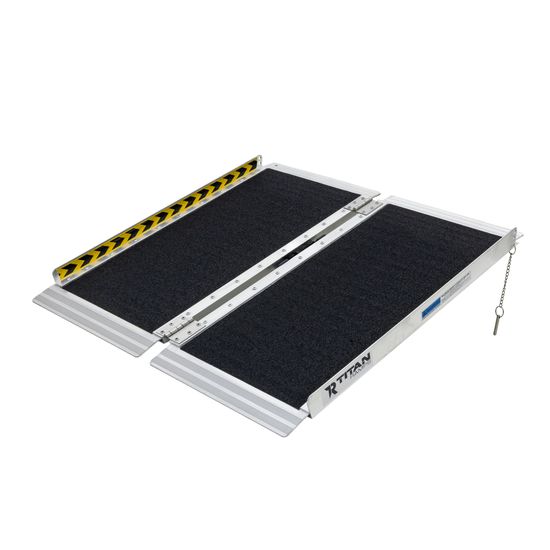 Small Titanium Ramp Titan Ramps 3' Folding Wheelchair Ramp - 500 lb. Capacity | Discount Ramps