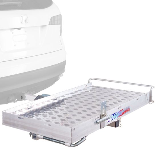 350-500-MOBILITY-TILT-A-RACKS Tilt-A-Rack Aluminum Folding Scooter and Wheelchair Carrier - 350 lb  500 lb Capacities