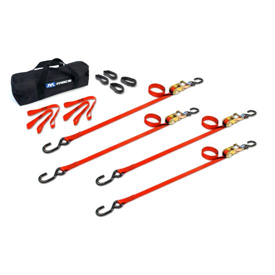 510008 1 x 6 ATV  Motorcycle Ratchet Utility Pack with S-Hook - Orange
