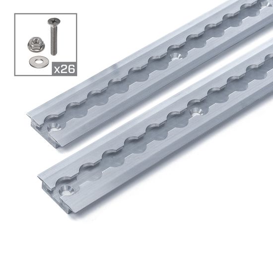 522472 6 VersaTie Recess-Mounted Track Kit with Flanged Edge Series 4