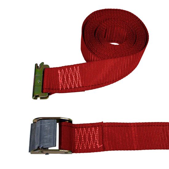 650601R-48 2 x 6 E-Track Cam Buckle Strap 48 Fixed End - Red