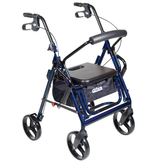 Drive Medical Duet Dual Function Transport Wheelchair Rollator