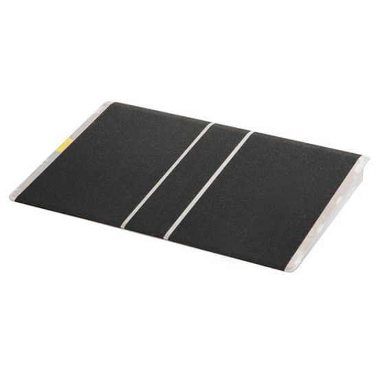 BAR2436 24 L x 36 W - PVI Aluminum Solid Bariatric Threshold Ramp - 800 lb Capacity