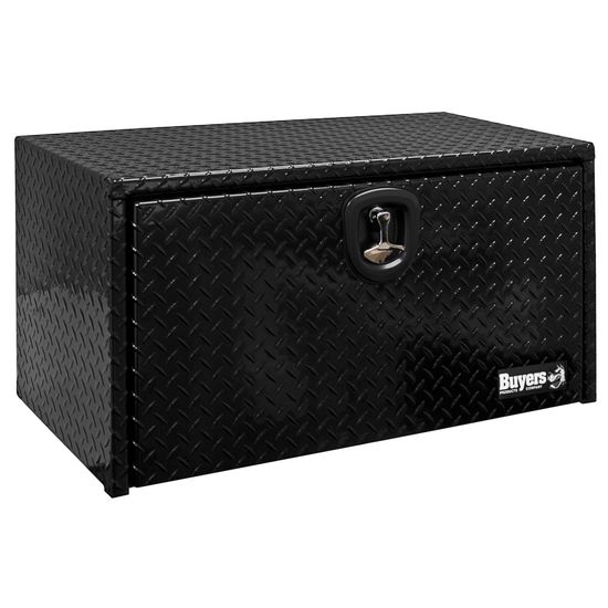 48x18x18 Steel Underbody Tool Box – Black – For Trucks, Trailers, Flatbed – With Lock