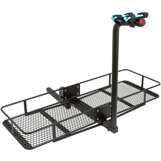 CL-BCCB-BD2 2 Bicycle Apex Steel Basket Cargo Carrier with Bike Rack