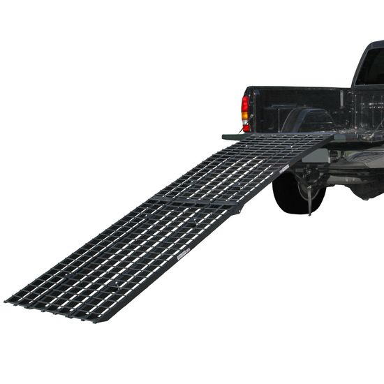 12' Long Big Boy Aluminum Two-Piece Folding Motorcycle Ramp | Discount ...