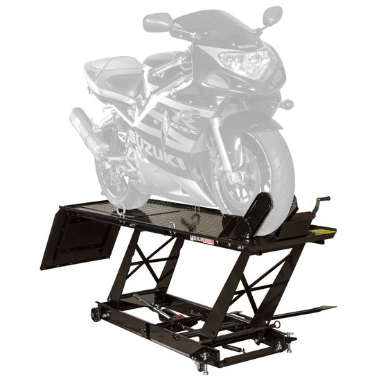 CL-BW-550 Black Widow Hydraulic Motorcycle Lift Table - 1000 lb Capacity