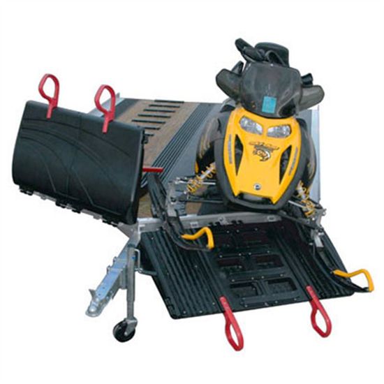 CL-CBR-13404 Caliber Snowmobile Trailer Salt Shield and Ramp