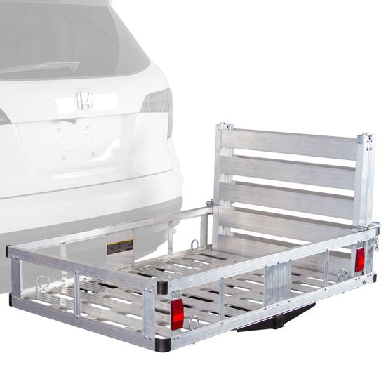 CL-ACC500-DLX Apex Aluminum Basket Deluxe Cargo Carrier with Ramp