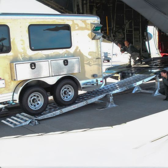 Tough Military Equipment Loading Ramps & Rail Spanners