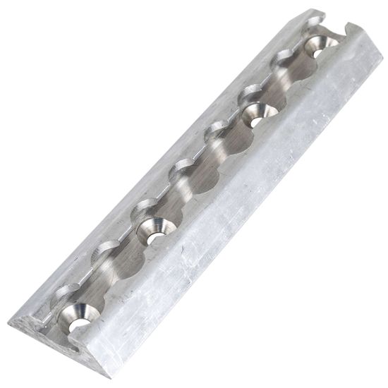 FE752NA100-04-3 100 Pre-Drilled Aluminum Safety Surface Anchorage L-Track